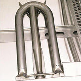 AOG L Series 36” Gas Drop-In Grill showcasing its spacious cooking surface and halogen lights for nighttime grilling.